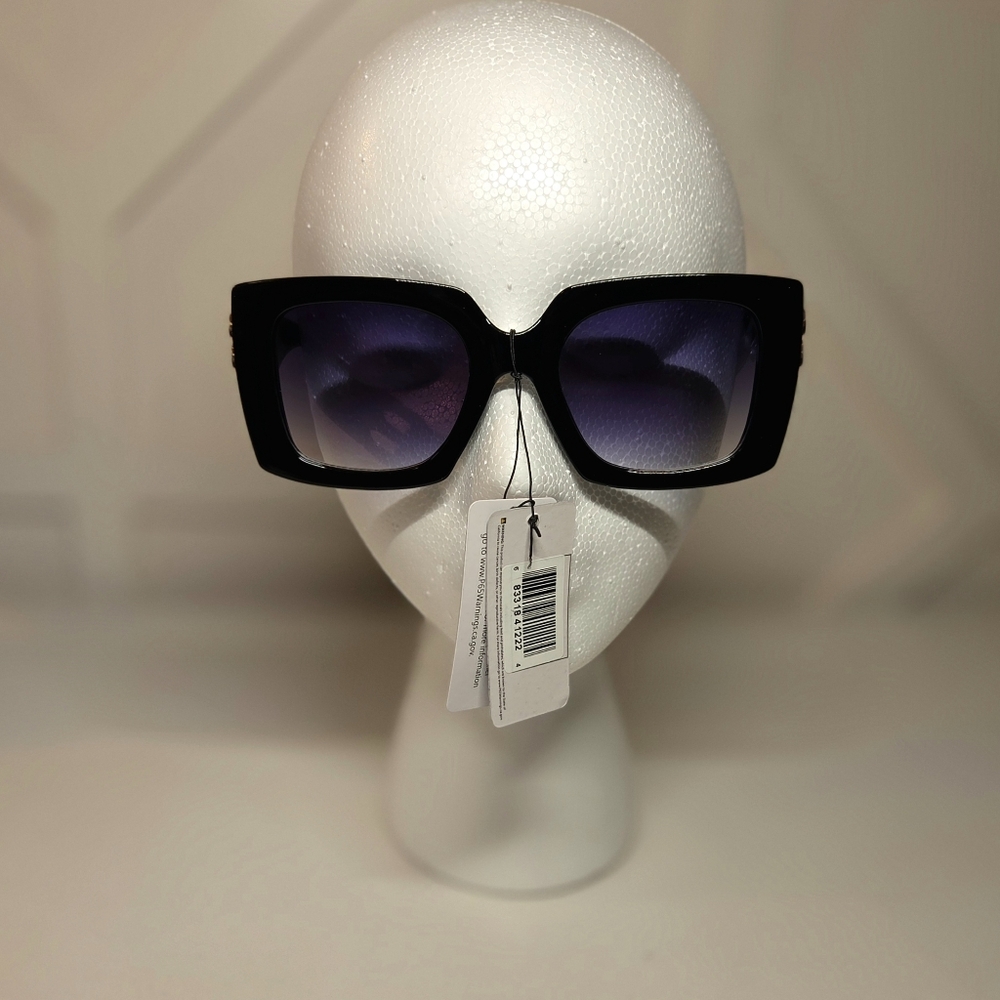 BB Black Frame UV Lens Sunglasses